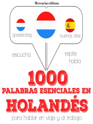 cover image of 1000 palabras esenciales en holandés